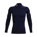 Heren T-shirt Under Armour  ColdGear Armour Comp Mock Midnight Navy XL