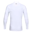 Heren T-shirt Under Armour  ColdGear Armour Comp Mock White