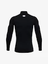 Heren T-shirt Under Armour  Comp Mock-BLK