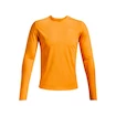 Heren T-shirt Under Armour  Empowered LS Crew Omega Orange