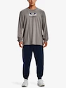 Heren T-shirt Under Armour  GRID GEOMETRIC LOGO LS-GRY