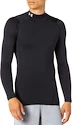 Heren T-shirt Under Armour  HeatGear Armour Comp Mock LS Black XXL