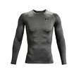 Heren T-shirt Under Armour HeatGear Comp LS Grey