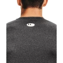 Heren T-shirt Under Armour HeatGear Comp LS Grey