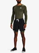 Heren T-shirt Under Armour HeatGear Comp LS-GRN