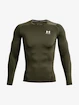 Heren T-shirt Under Armour HeatGear Comp LS-GRN