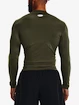 Heren T-shirt Under Armour HeatGear Comp LS-GRN