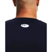 Heren T-shirt Under Armour HeatGear Comp LS Midnight Blue