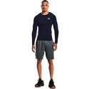 Heren T-shirt Under Armour HeatGear Comp LS Midnight Blue