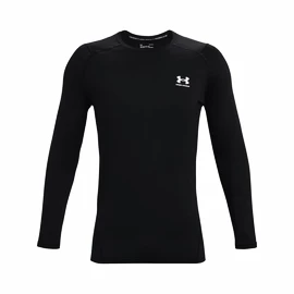 Heren T-shirt Under Armour HeatGear Fitted LS Black