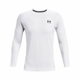 Heren T-shirt Under Armour HeatGear Fitted LS White