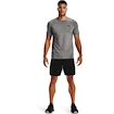 Heren T-shirt Under Armour HeatGear Fitted SS Grey