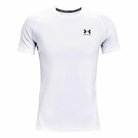 Heren T-shirt Under Armour HeatGear Fitted SS White