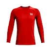 Heren T-shirt Under Armour HeatGear HeatGear Armour Fitted LS Radiant Red M