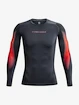 Heren T-shirt Under Armour HeatGear Novelty LS-GRY