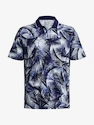 Heren T-shirt Under Armour  Iso-Chill Grphc Palm Polo-NVY