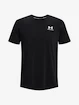 Heren T-shirt Under Armour  LOGO EMB HEAVYWEIGHT SS-BLK