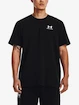 Heren T-shirt Under Armour  LOGO EMB HEAVYWEIGHT SS-BLK