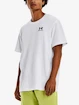 Heren T-shirt Under Armour  LOGO EMB HEAVYWEIGHT SS-WHT