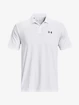 Heren T-shirt Under Armour  Performance 3.0 Polo -WHT