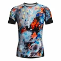 Heren T-shirt Under Armour  Rush 2.0 Print SS Concrete