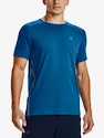 Heren T-shirt Under Armour  Rush 2.0 Vent SS-BLU L