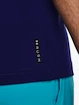 Heren T-shirt Under Armour  Rush Emboss SS-BLU