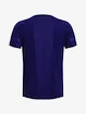 Heren T-shirt Under Armour  Rush Emboss SS-BLU