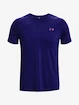 Heren T-shirt Under Armour  Rush Emboss SS-BLU