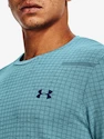 Heren T-shirt Under Armour  Seamless Grid SS-BLU