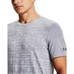 Heren T-shirt Under Armour  Seamless Wordmark SS Grey