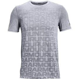 Heren T-shirt Under Armour Seamless Wordmark SS Grey