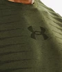 Heren T-shirt Under Armour  Seamless Wordmark SS Marine OD Green