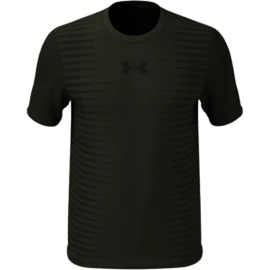 Heren T-shirt Under Armour Seamless Wordmark SS Marine OD Green