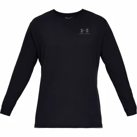 Heren T-shirt Under Armour SPORTSTYLE LEFT CHEST LS Black