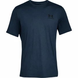 Heren T-shirt Under Armour Sportstyle Left Chest SS Dark Blue