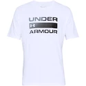 Heren T-shirt Under Armour  TEAM ISSUE WORDMARK SS White