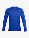 Heren T-shirt Under Armour  Textured LS-BLU