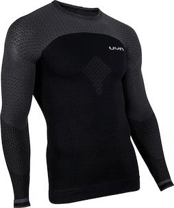 Heren T-shirt UYN  Running Alpha OW Shirt LS S, Zwart