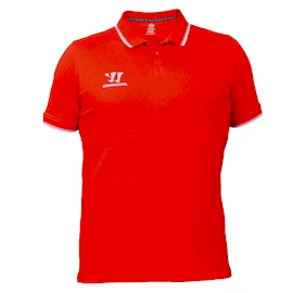 Heren T-shirt Warrior Alpha X Base Polo Red