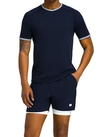 Heren T-shirt Wilson M Court Performance Crew Navy