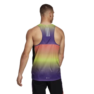 Heren tanktop adidas Bezit de vlucht Colorblock Black L