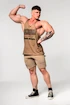 Heren tanktop Nebbia  Washed-off Oversized Stringer MAX OUT Light Brown