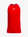 Heren tanktop Under Armour  BASELINE COTTON TANK-RED