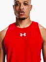 Heren tanktop Under Armour  BASELINE COTTON TANK-RED