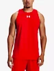 Heren tanktop Under Armour  BASELINE COTTON TANK-RED S