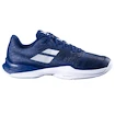 Heren tennisschoenen Babolat Jet Mach 3 Clay Men Dark Blue/Silver