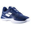 Heren tennisschoenen Babolat Jet Mach 3 Clay Men Dark Blue/Silver