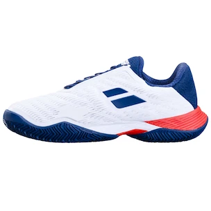 Heren tennisschoenen Babolat Propulse Fury 3 Clay Men White/Estate Blue