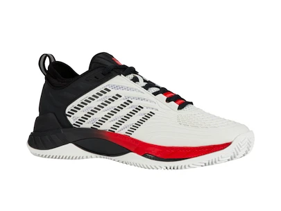 Heren tennisschoenen K-Swiss  Hypercourt Supreme 2 HB White/Limo/Red